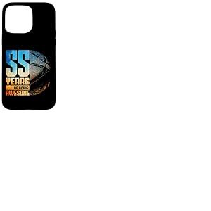 55e Anniversaire Homme basketteur Basket 55 Ans Coque pour iPhone 15 Pro Max