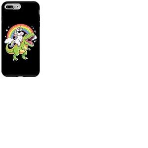 Licorne Chevauchant Un T-Rex Dinosaure Enfants Coque pour iPhone 7 Plus/8 Plus