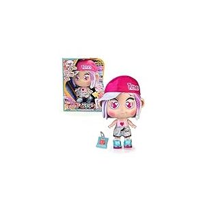 Trotties Emma TFT11000 Poupée aux Cheveux Violets de New York avec lumières colorées et Sons, Emoji Eyes, 3 Ans, célèbre