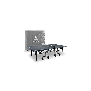 JOOLA Table de ping-Pong d'extérieur Pro en Aluminium résistant aux intempéries avec Housse de Table, Structure Pliable, Montage Rapide, avec Filet Gris/Bleu, 274 x 152,5 x 76 cm