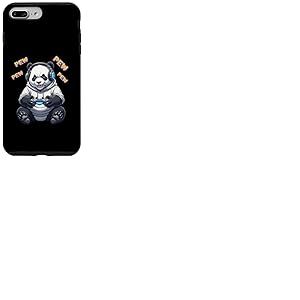 Graphique Amusant de Panda pour garçons, Hommes, Enfants, Adolescents Coque pour iPhone 7 Plus/8 Plus