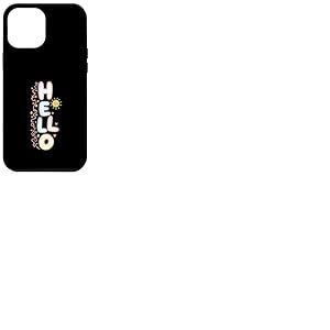 Salut Cute Pastel Kawaii Happy Doodle Coque pour iPhone 12 Pro Max