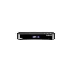 Megasat HD 935 Twin V4 &ndash; R&eacute;cepteur Satellite Twin (2 Tuners, Client & Serveur Sat>IP, PVR, Bluetooth 5.1 pour la Transmission Audio vers des &eacute;couteurs/Haut-parleurs) &ndash; Noir