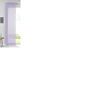 Gardinenbox 1 Ensemble de Panneaux coulissants, Panneau Panneau de Rideau, Voilage Complet avec Barre de lestage, 100% Polyester, Lilas, H x L 245 x 60 cm