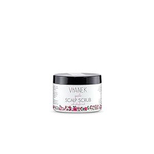 VIANEK Scalp Scrub pour tous les types de peau 155 g – Exfoliant apaisant pour cuir chevelu – Cosmétique naturel végétalien