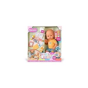 Nenuco - Soins du diabète, poupée de 35 cm avec Corps Rigide, Capteur Personnalisable, Pompe à insuline, Un glucomètre, Un injecteur à clic, des collations et de la Poudre nasale, Famosa (NFND4000)