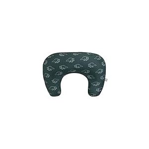Boppy Coussin d'allaitement – Dinos Vert forêt – Plus Grand, Plus Ferme et Plus de Soutien pour l'allaitement et Le biberon – Remplissage Plus Ferme, Levage Plus élevé, Plus Grande Surface Que Le
