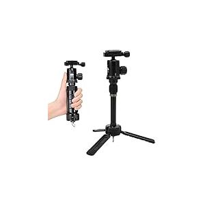 SIRUI AM-35K Mini trépied trépied de Table en Aluminium avec rotule et capacité de Charge de la Colonne Centrale jusqu'à 4 kg (Noir)