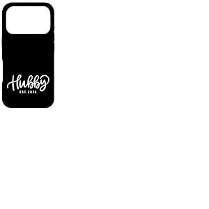 Hubby Est 2026 Just Married Lune de Miel Cadeaux pour Couples Coque pour iPhone 17 Pro