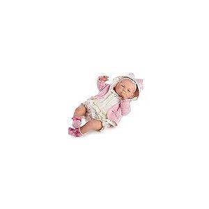 Berbesa Bébé Reborn Poupée Rose