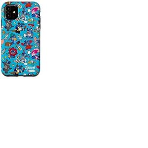 Coque pour iPhone 11 Disney 100 Stitch in Costume Personnages et Scrump Disney