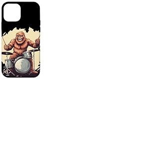 Nice Bigfoot avec batterie dans la forêt pour les amateurs de batterie Coque pour iPhone 12 mini