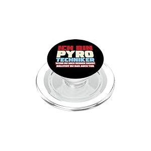Je suis pyrotechnicien pyromane p&eacute;tards fus&eacute;e pyro Feux d'artifice PopSockets PopGrip pour MagSafe