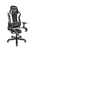 DXRacer K99 Chaise de Jeu, Simili Cuir, Noir/Blanc, B/H/T: 70/133-140/70 cm