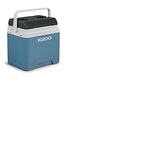 IGLOO IP24 Glacière passive 24 L, glacière bleue, glacière pour loisirs, travail et camping