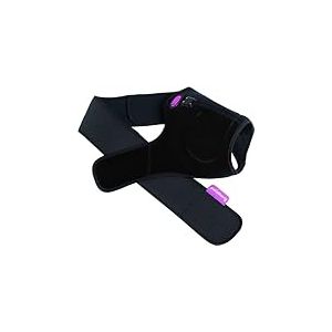 Pekatherm | Bandage d'épaule chauffant avec batterie au lithium | Taille 34 x 25 cm | Aide à réduire les douleurs articulaires | Couleur Noir | Pekatherm AE808