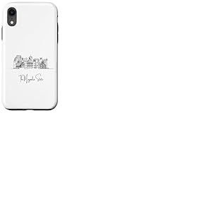 Mississippi Home Black Skyline Voyage Art Souvenir Coque pour iPhone XR