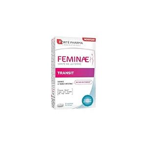Fort&eacute; Pharma - Feminae Transit - D&eacute;sagr&eacute;ments digestifs, Constipation adulte - Fibres (Avoine, Orge, Bl&eacute;), Pruneau, Figue, Mauve, Ispaghul (Psyllium) - Transit facilit&eacute; - 30 comprim&eacute;s, 1-3/jour