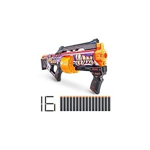 X-Shot Skins Beast Out Last Stand (16 fléchettes), Blaster à fléchettes en Mousse, Pistolet Jouet, fléchettes en Mousse à Technologie Air Pocket