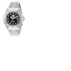 INVICTA Pro Diver 34022 Montre Homme - Entanche - Analogique - Mouvement à Quartz - Acier Inoxydable avec Cadran Noir - 40mm
