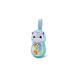 VTech Baby Hippo-Handy Téléphone Hippopotame avec 5 chansons et 15 mélodies pour Enfants de 6 à 36 Mois