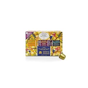 Caffè Corsini - 60 Capsules de Café Compatibles Nespresso, Mono-Origine Assorties, 100% Arabica, 6 Boîtes de 10 Capsules, 312 g