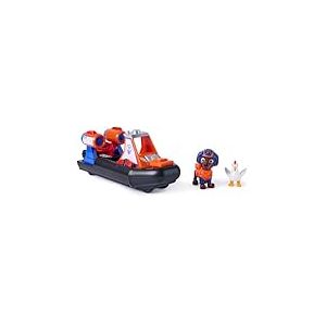 Paw Patrol: Search & Rescue, A&eacute;roglisseur de Sauvetage Zuma avec 2 Figurines, Bateau &agrave; r&eacute;trofriction, Jouets pour gar&ccedil;ons et Filles &agrave; partir de 3 Ans