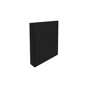 Raylu Paper - Classeur A4 avec 4 Anneaux en D de 40 mm, Classeur A4 Rigide pour le Rangement de Documents, Format A4 33,5 cm de Haut par 26 cm de Large et un Dos de 6 cm d'Épaisseur (Noir)