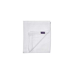 ClevaMama Couverture Coton Cellulaire pour Nouveau-né - Couverture Bébé en Coton Alvéolaire pour Landau Poussette Couffin - Blanc, 70x90 cm