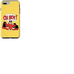 Disney Mickey Mouse Racing Team "Oh Boy!" Race Car Driver Coque pour iPhone 7 Plus/8 Plus