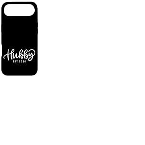 Hubby Est 2026 Just Married Lune de Miel Cadeaux pour Couples Coque pour iPhone Air