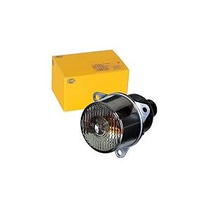 HELLA Feu clignotant - Halog&egrave;ne - 24V / 12V - Montage encastr&eacute;/viss&eacute; - CCC - Couleur du voyant: gris - Fiche: Fiche plate - droite/arri&egrave;re/gauche - Quantit&eacute;: 1 - 2BA 008 221-041