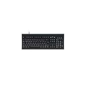 Perixx PERIBOARD-106 clavier USB Noir - Claviers (Standard, Avec fil, USB, Noir)