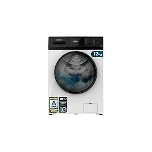 Cecotec Lave-linge 12Kg Chargement Frontal Bolero Dresscode 12410 Inverter. Finition Blanc,Inverter, 1400 tr/min, 16 Programmes, Classe A-10%, Économie 70%, DelayStart, Sécurité Enfants