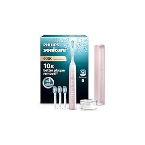 Philips Sonicare DiamondClean 9000 - Brosse &agrave; dents &eacute;lectrique avec application, &Eacute;dition sp&eacute;ciale, capteur de pression, socle de charge, rose, mod&egrave;le HX9911/79