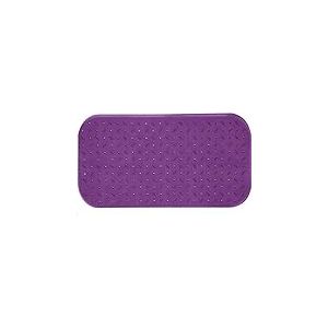 MSV Premium Tapis de Douche antibact&eacute;rien antid&eacute;rapant avec ventouses Violet/Violet Env. 36 x 76 cm Lavable &agrave; 60 &deg;C