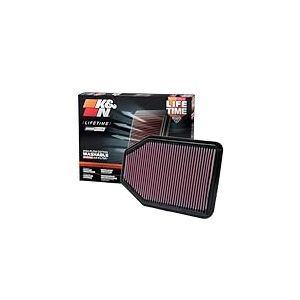 K&N Filtre &agrave; air de remplacement compatible avec Jeep Wrangler 3.6 2012-2017 & 3.8 2007-2012 (33-2364)