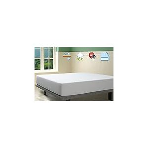 Savel - Protège-Matelas Imperméable Anti-acariens, 120x190/200cm | Respirante | Jersey 100% Coton | Antiallergique | Traitement antibactérien Sanitized
