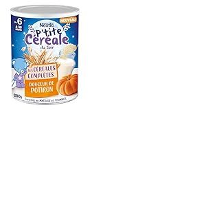 NESTL&Eacute; B&Eacute;B&Eacute; - P'TITE C&Eacute;R&Eacute;ALE DU SOIR DOUCEUR DE POTIRON - D&Egrave;S 6 MOIS - BO&Icirc;TE DE 280G