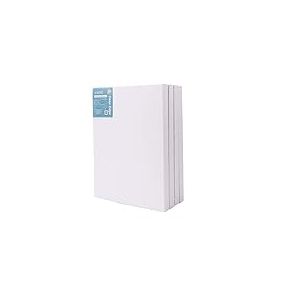 EXERZ 80x100cm Toiles Encadr&eacute;es Bord Profond 4 Pi&egrave;ces- 3,8CM D'&eacute;paisseur 380GSM/ Ch&acirc;ssis Entoil&eacute;/ 100% Coton/Triple Appr&ecirc;t/Sans Acide/Grain Moyen/Peinture Acrylique, &Agrave; L'huile