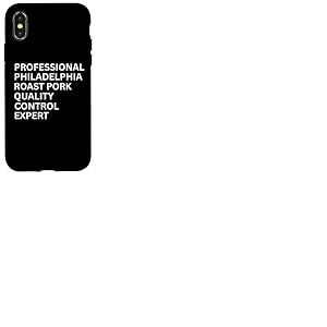 Expert Professionnel du contr&ocirc;le de la qualit&eacute; du r&ocirc;ti de Porc de Philadelphie Coque pour iPhone X/XS