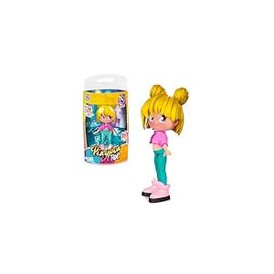 Pinypon TOP Girls Blonde, Top Fille Blonde avec Tenue Street Style, Figurine articulée de 11 cm, Bras et Jambes, Double Face, vêtements et Chaussures interchangeables, +4 Ans, célèbre (PNN00100)