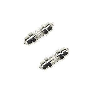 2x AMPOULE LED NAVETTE 12V 8W SV8.5 11 x 30 PLAFONNIER PLAQUE IMMATRICULATION VOITURE JAPONAISE
