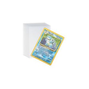 500PCS Pochette Carte, 0.1MM Transparentes Protège Carte Pour Cartes Pokémon, Cartes de Change, Yu-Gi-Oh, Magic(66 x 92 MM)
