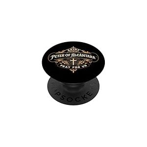 Prière mentale Saint Pierre de l'Alcantara Adoration eucharistique PopSockets PopGrip Adhésif