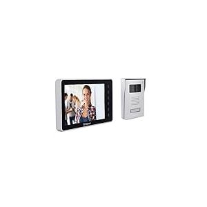 CHACON Visiophone Filaire 2 Fils 7'' - Noir