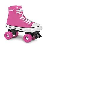 Roces Chuck Classic Patins &agrave; roulettes Quad, Enfant, Chuck Classic Roller, Rose Profond