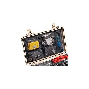 PELI 1519 Pochette Couvercle, Accessoire de la Valise Protector Originale, Compatible 1510 (Vendue séparément), Couleur : Noir