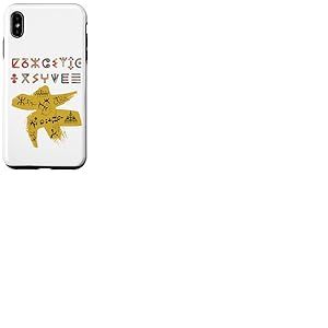 Amazigh Berbère Symbole Yaz Tifinagh Kabyle Tatouage Amazigh Coque pour iPhone XS Max
