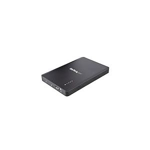 StarTech.com Bo&icirc;tier SSD M.2 NVMe Thunderbolt 3 &agrave; 4 Baies - Bo&icirc;tier Disque Dur Externe 1 DisplayPort vid&eacute;o et 2 Ports TB3 Downstream - Bo&icirc;tier SSD Externe, 40Gbps, Alimentation 72W (M2E4BTB3)
